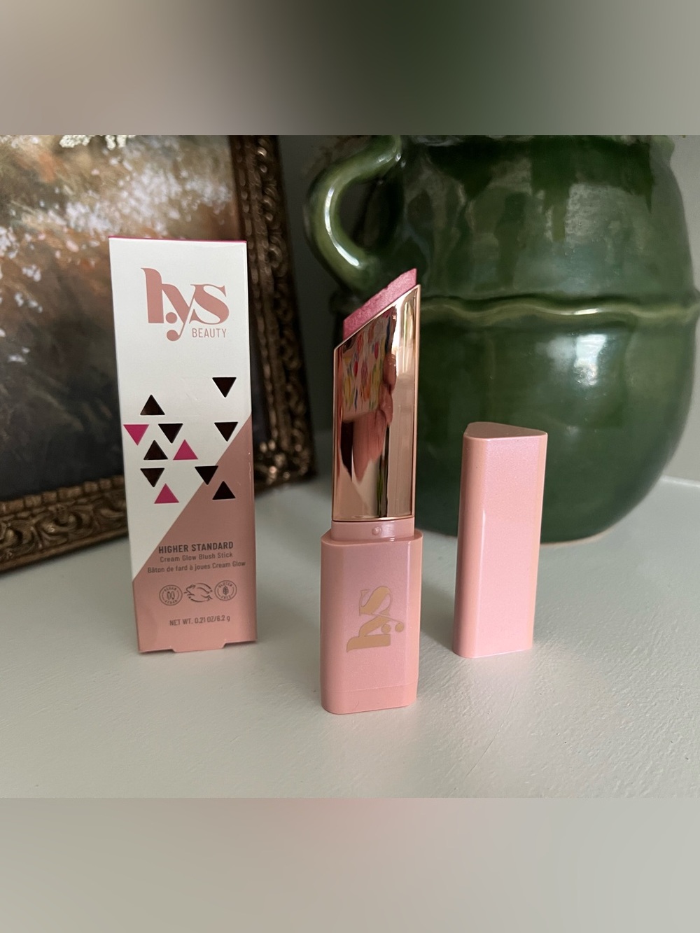 Lys beauty Higher Standard Cream Shine Blush Stick in elite (mauve)